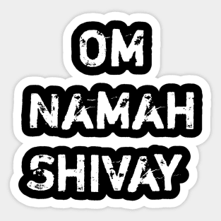 Om namah shivay for Shiva devotees Sticker